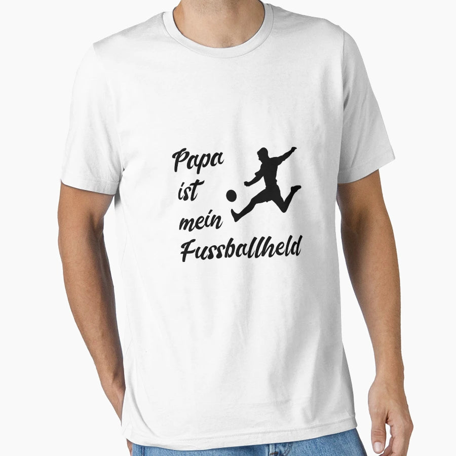 Gift Dad Fathers Soccer T-Shirt - Custom Art Print Men Women - T-Shirt, Sweatshirt, Hoodie