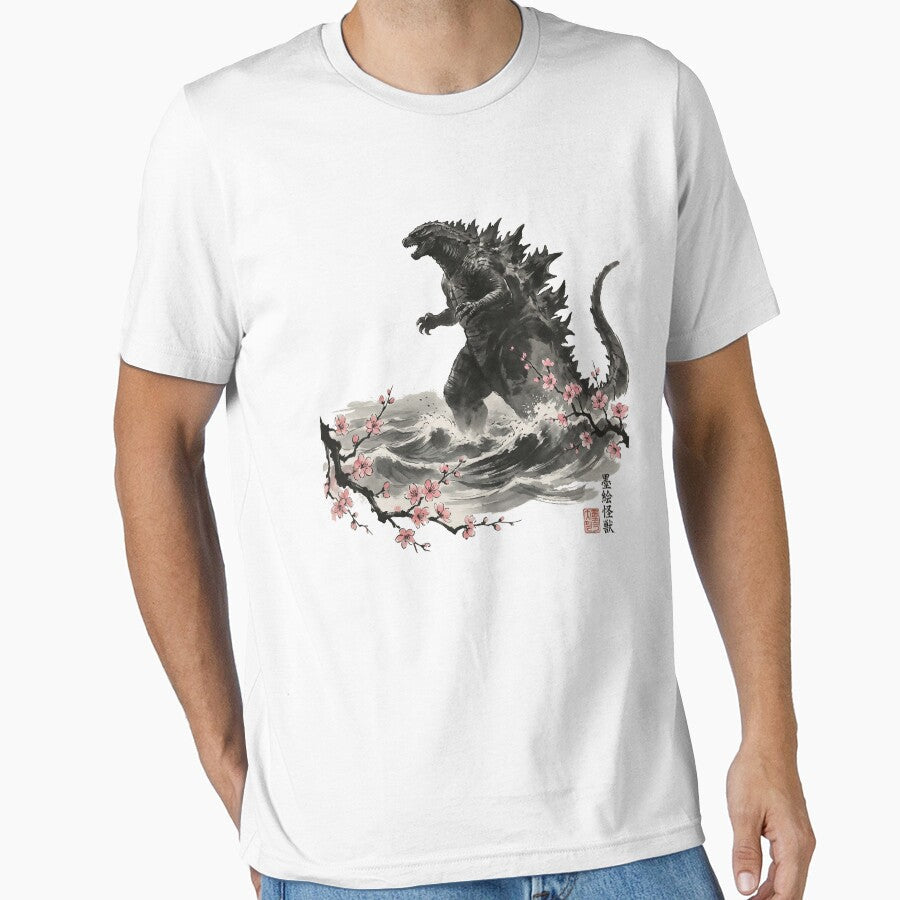 Kaiju Godzilla by Nice En - Adult & Kids T-Shirts, Sweatshirts & Hoodies apparel design preview 1