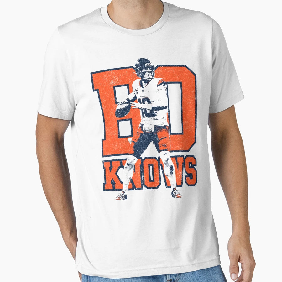 Bo Knows Bo Nix Variant T-Shirt - Unique Graphic Men Women - T-Shirt, Sweatshirt, Hoodie