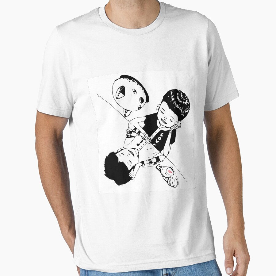 Tekkon Black&White by asnowlook - Adult & Kids T-Shirts, Sweatshirts & Hoodies apparel design preview 1