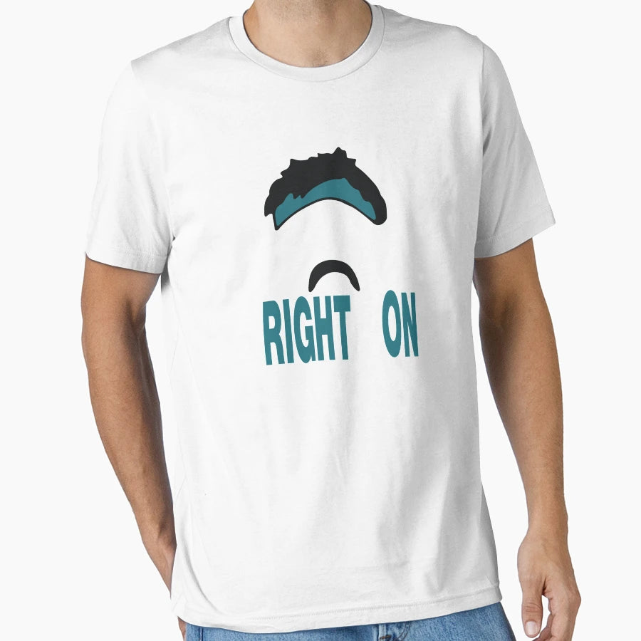 Gardner Minshew Mustache Right T-Shirt - Aesthetic Graphic for Adults - T-Shirt, Sweatshirt, Hoodie