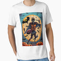 Scarecrows Player Halloween Touchdown T-Shirt - Graphic Print Men Women - T-Shirt, Sweatshirt, Hoodie