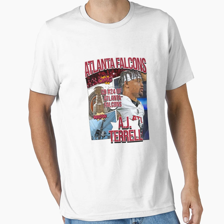 Aj Terrell Football Falcons 1 T-Shirt - Streetwear Style Unisex - T-Shirt, Sweatshirt, Hoodie