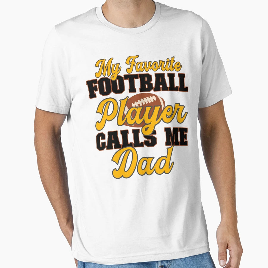 My Favorite Football Player Calls Me T-Shirt - Custom Art Print for Adults - T-Shirt, Sweatshirt, Hoodie