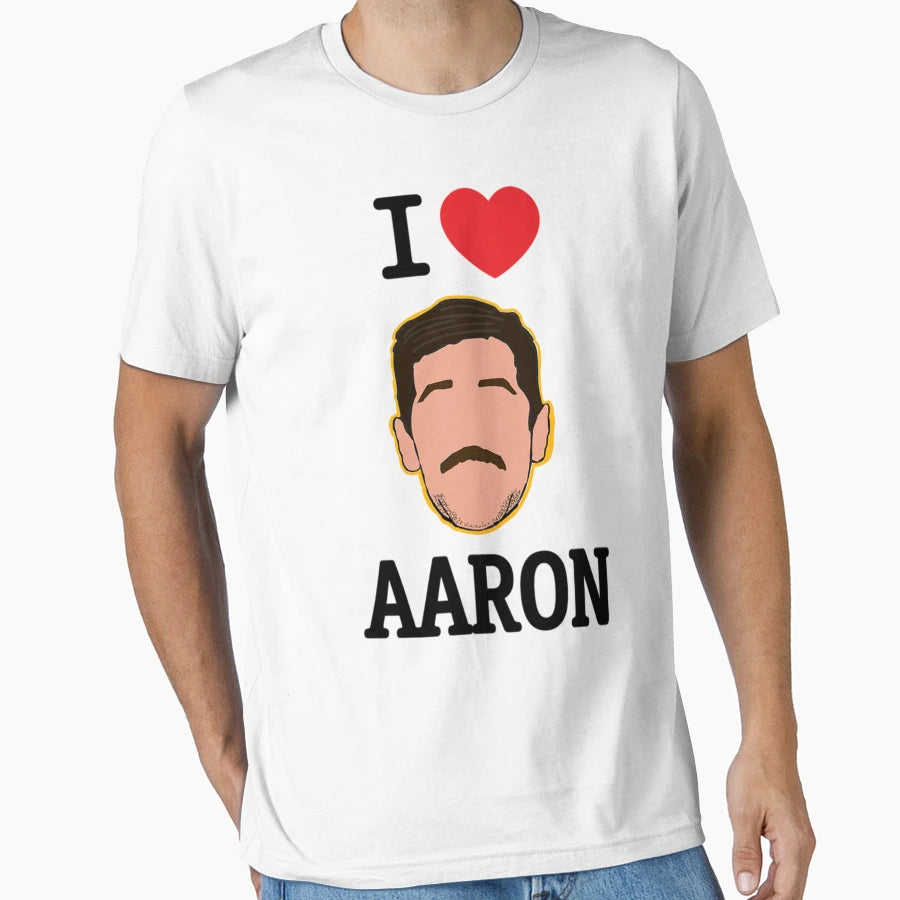 I Love Aaron T-Shirt - Fun Novelty Design for Adults - T-Shirt, Sweatshirt, Hoodie