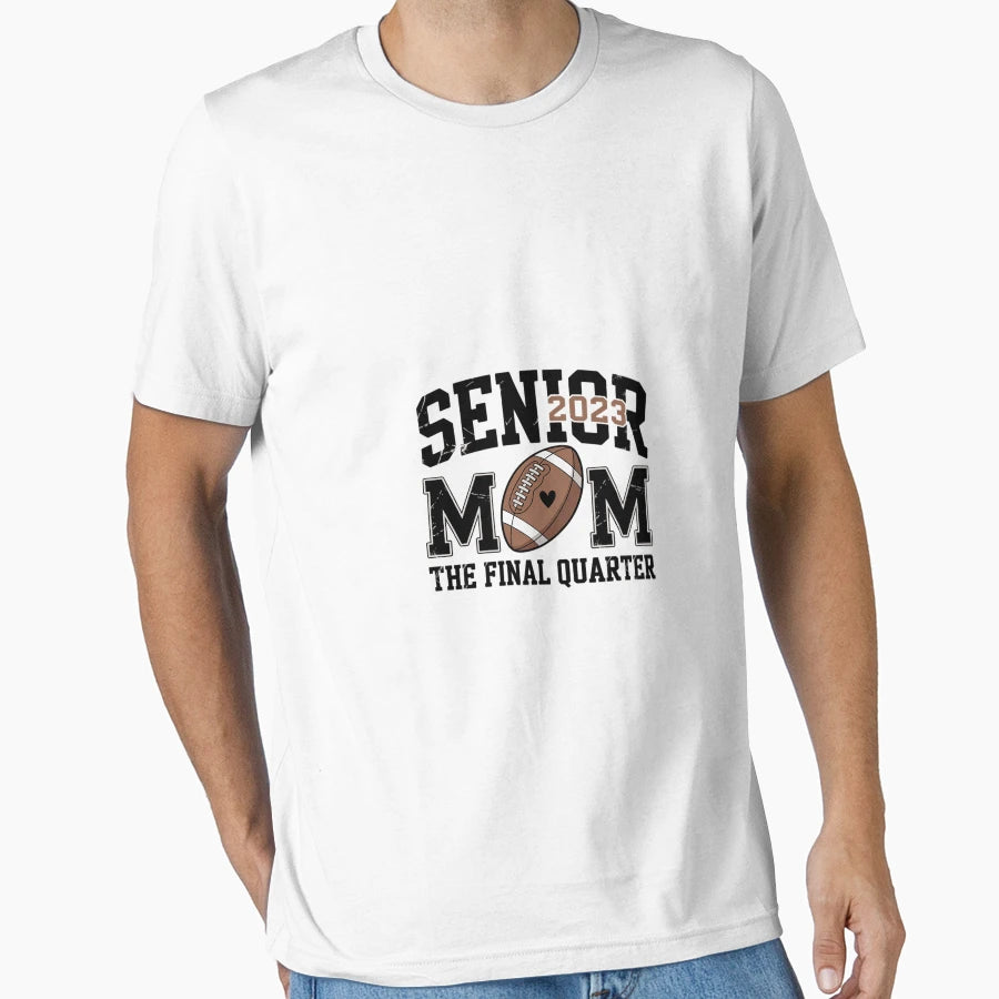 Senior Football Mom Football Mama Game T-Shirt - Trendy Graphic for Adults - T-Shirt, Sweatshirt, Hoodie