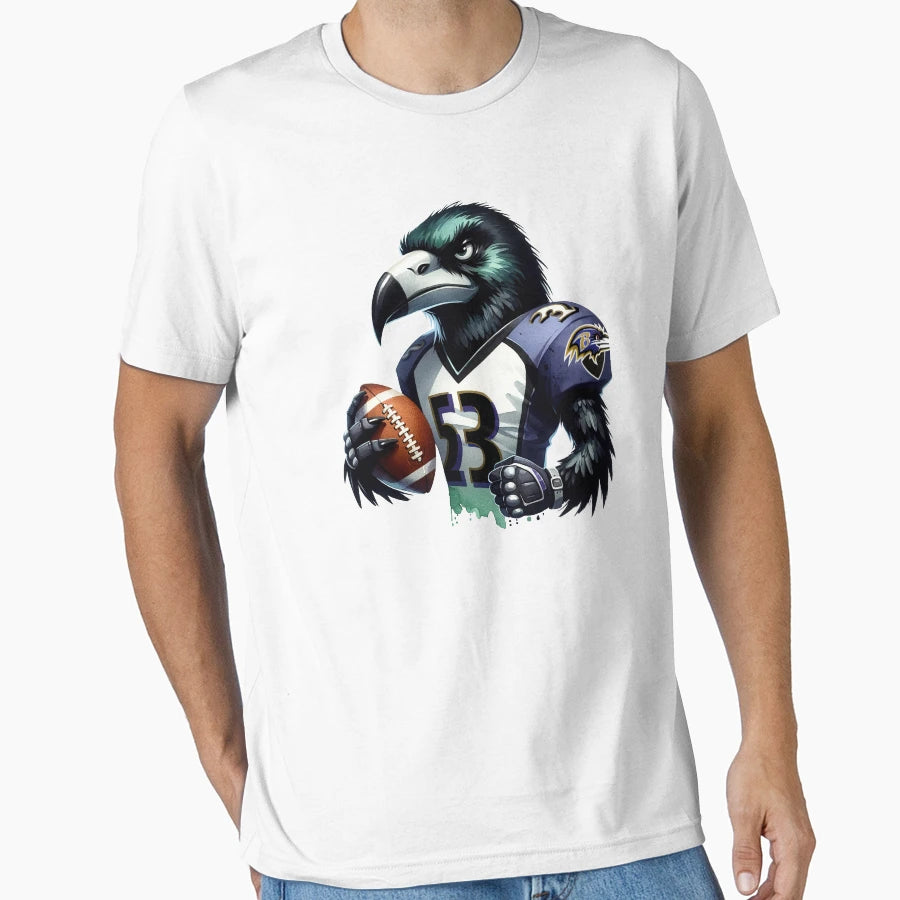 Ravens Amarican Football T-Shirt - Casual Everyday Wear Men Women - T-Shirt, Sweatshirt, Hoodie