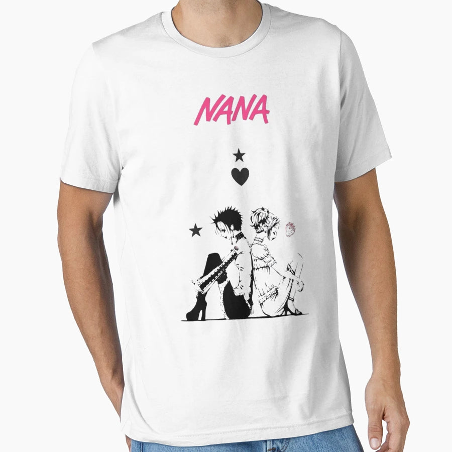 Nana And Hachi Active T-Shirt - Trendy Graphic for Adults - T-Shirt, Sweatshirt, Hoodie