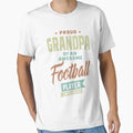 Grandpa Football Player T-Shirt - Minimalist Print for Adults - T-Shirt, Sweatshirt, Hoodie