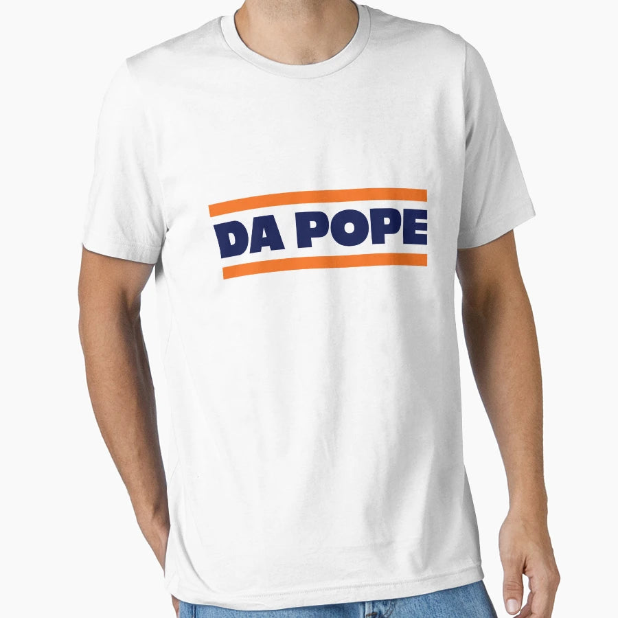 Da Pope From Chicago T-Shirt - Minimalist Print for Adults - T-Shirt, Sweatshirt, Hoodie