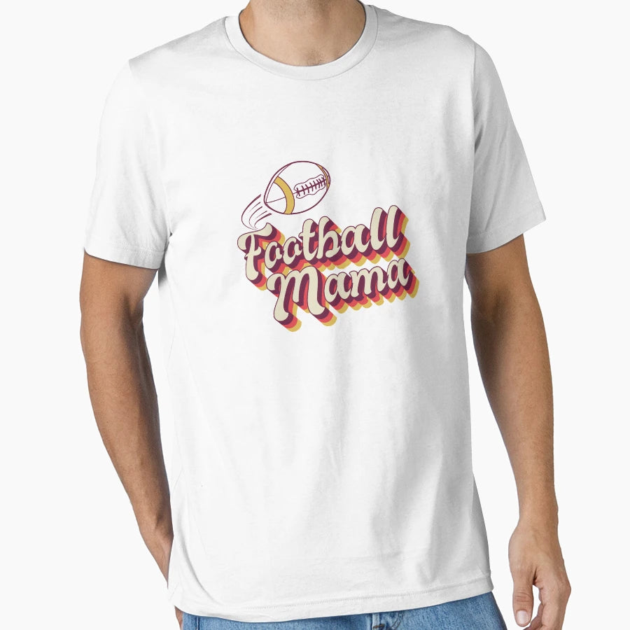 Football Mama Game Day Mom Support T-Shirt - Graphic Print Men Women - T-Shirt, Sweatshirt, Hoodie