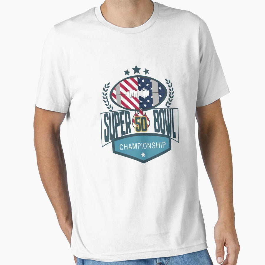 Super Bowl Champ Super Bowl 50 T-Shirt - Minimalist Print for Adults - T-Shirt, Sweatshirt, Hoodie