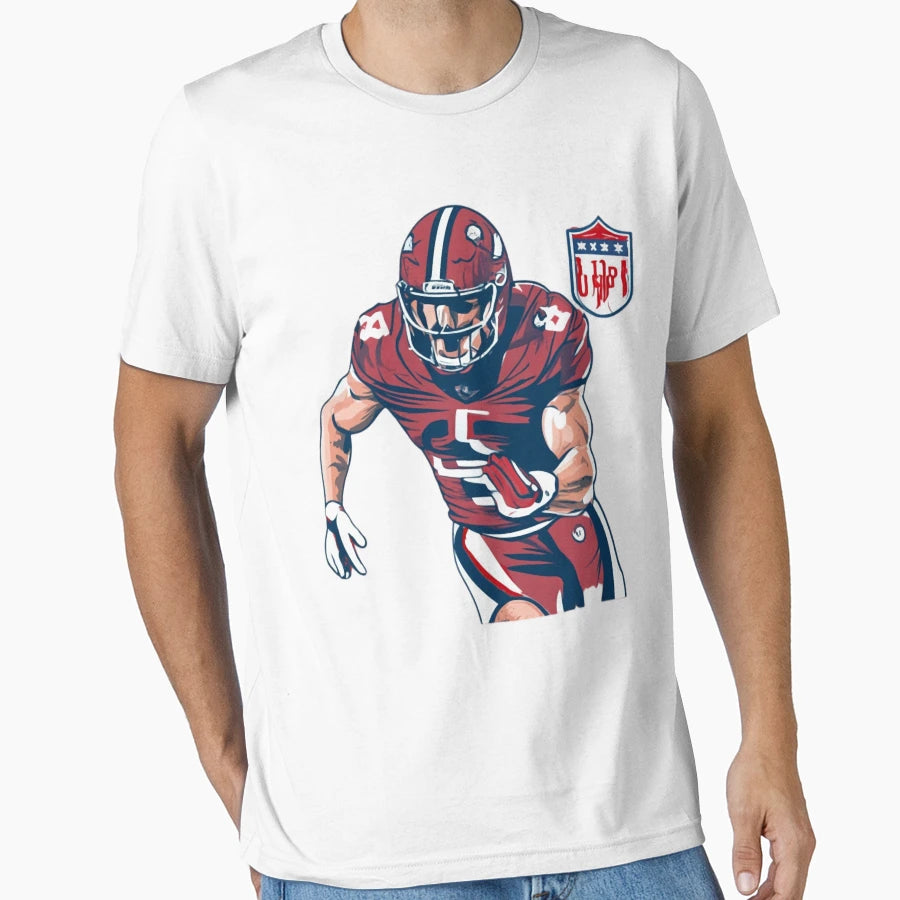 97 Player Touchdown Defensive End T-Shirt - Trendy Graphic Men Women - T-Shirt, Sweatshirt, Hoodie