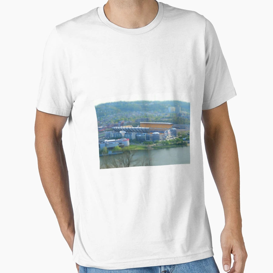 Heinz Field Pittsburgh Trompe Loeil T-Shirt - Unique Graphic Men Women - T-Shirt, Sweatshirt, Hoodie