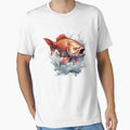 Goldfish T-Shirt - Custom Art Print Unisex - T-Shirt, Sweatshirt, Hoodie