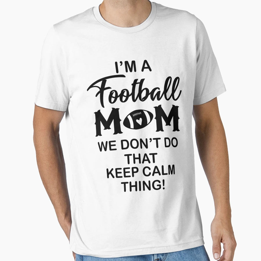 I X27 M Football Mom T-Shirt - Custom Art Print for Adults - T-Shirt, Sweatshirt, Hoodie