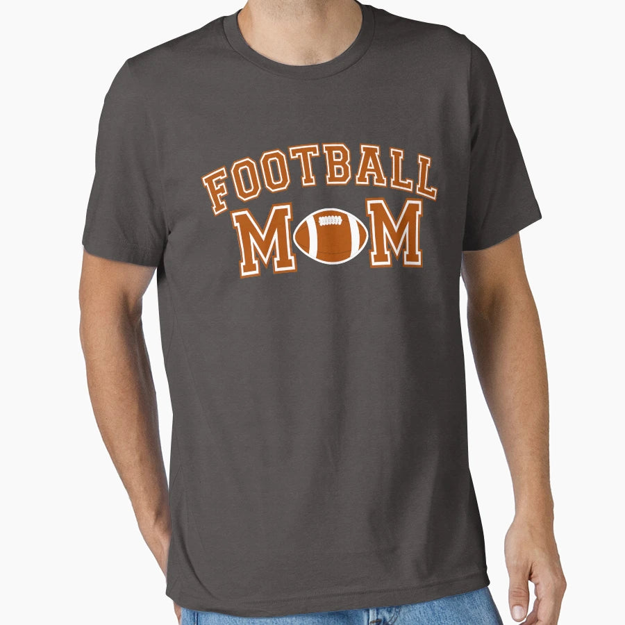 Football Mom T-Shirt - Minimalist Print Unisex - T-Shirt, Sweatshirt, Hoodie