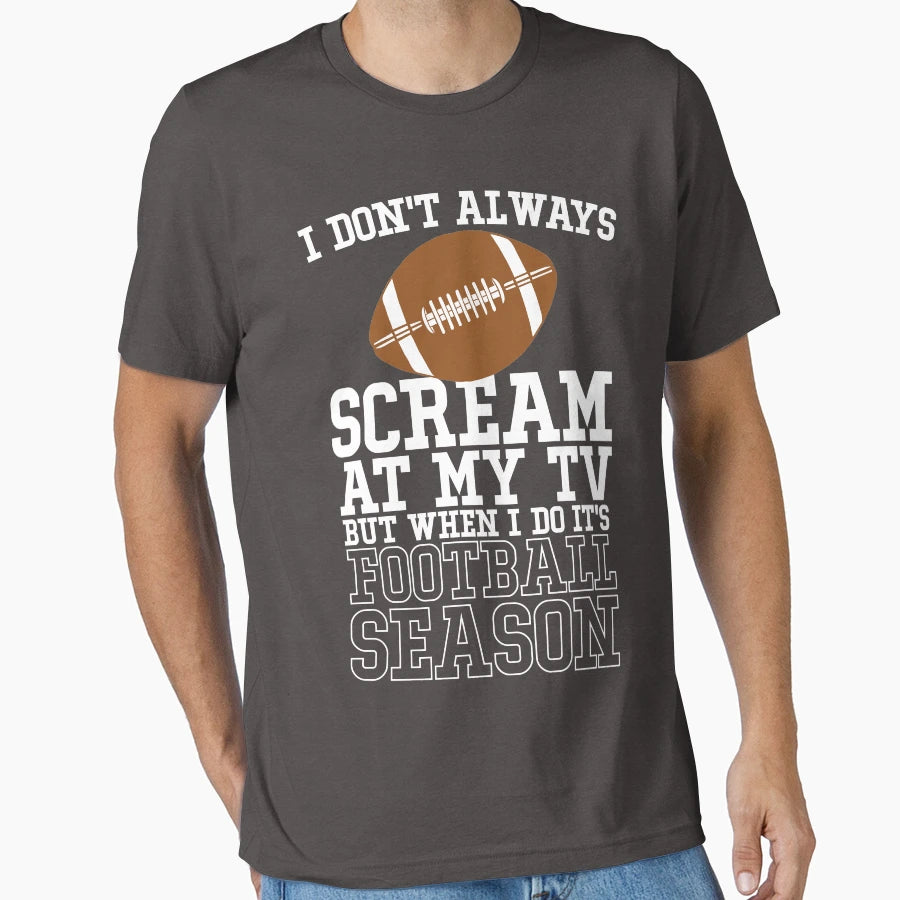 Football Season T-Shirt - Custom Art Print for Adults - T-Shirt, Sweatshirt, Hoodie