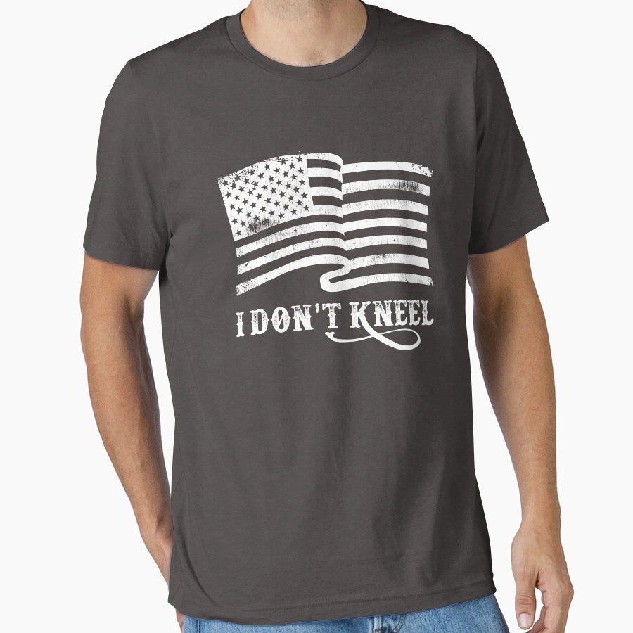 I Dont Kneel T-Shirt - Custom Art Print Men Women - T-Shirt, Sweatshirt, Hoodie