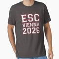 Esc 2026 Vienna T-Shirt - Novelty Apparel for Adults - T-Shirt, Sweatshirt, Hoodie