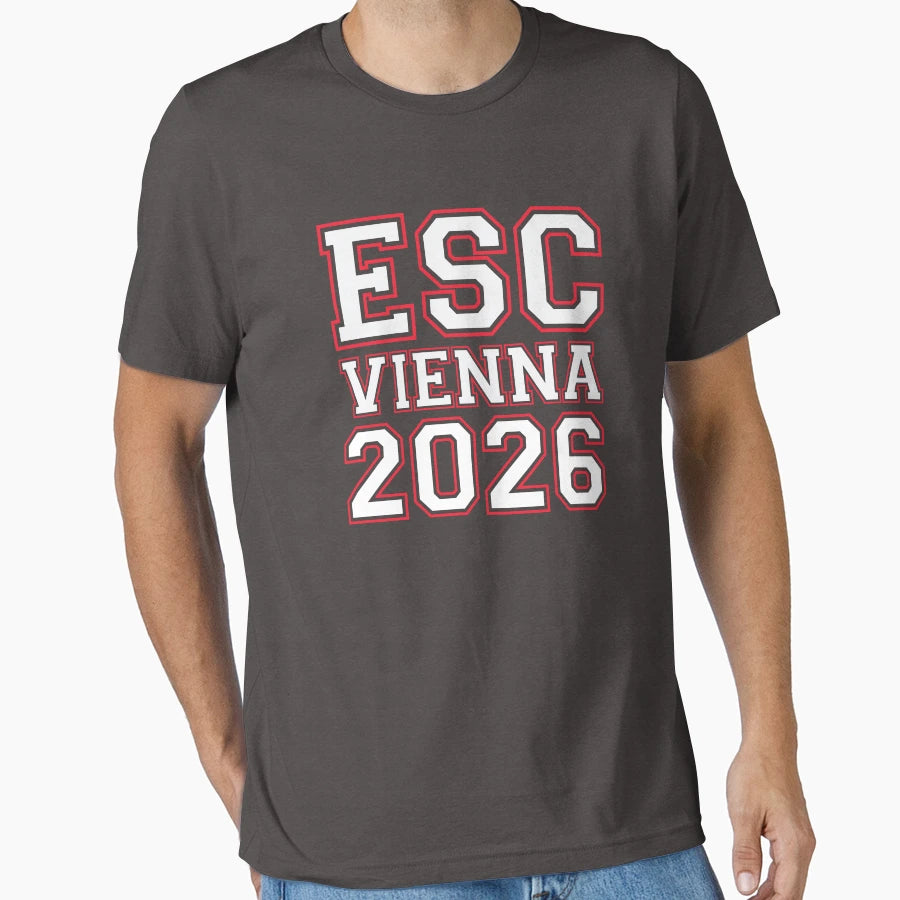 Esc 2026 Vienna T-Shirt - Novelty Apparel for Adults - T-Shirt, Sweatshirt, Hoodie