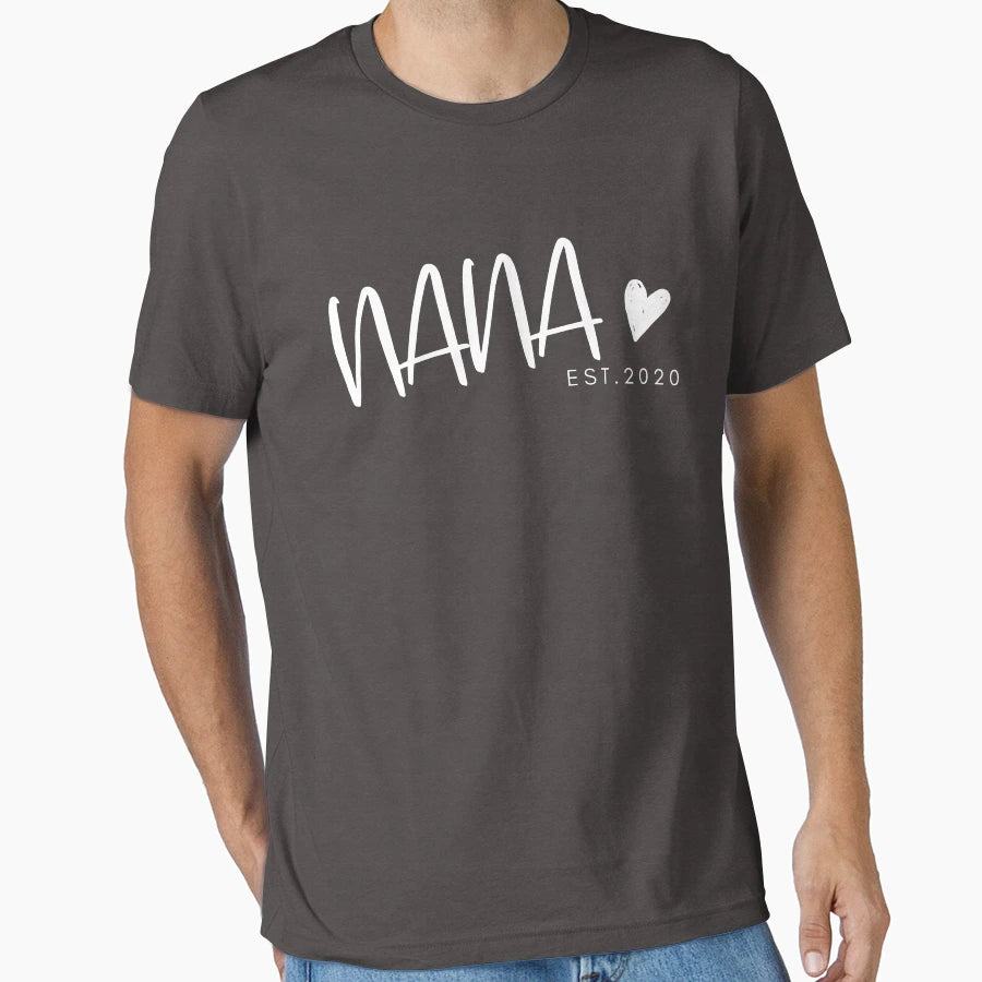 Copy Nana Est 2020 Nana T-Shirt - Graphic Print for Adults - T-Shirt, Sweatshirt, Hoodie