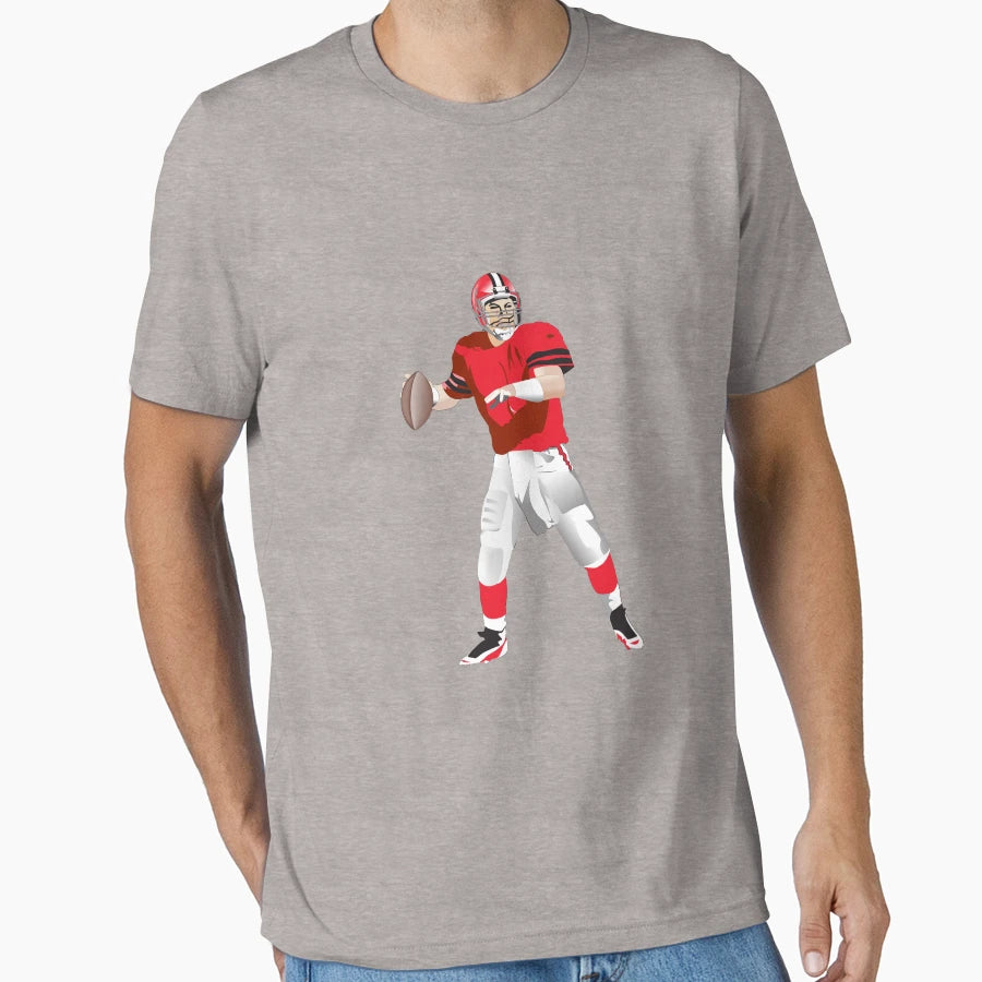 American Football Player T-Shirt - Unique Graphic Men Women - T-Shirt, Sweatshirt, Hoodie