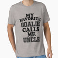 My Favorite Goalie Calls Me Uncle Soccer T-Shirt - Unique Graphic Unisex - T-Shirt, Sweatshirt, Hoodie