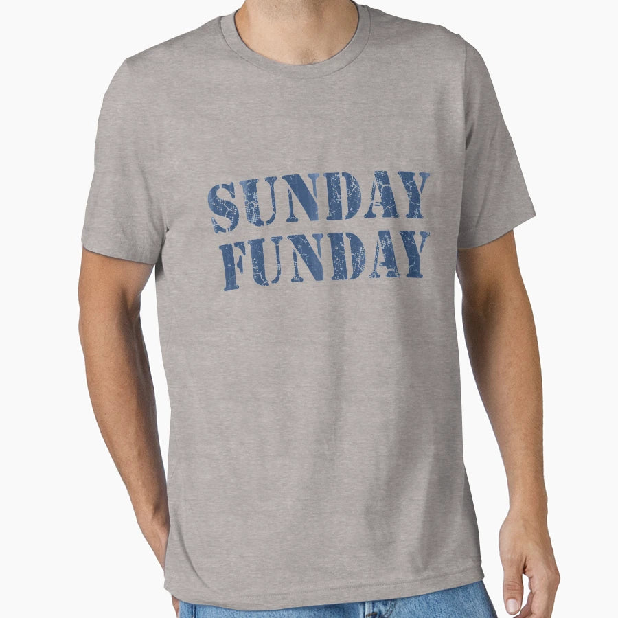 Sunday Funday Football T-Shirt - Graphic Print for Adults - T-Shirt, Sweatshirt, Hoodie