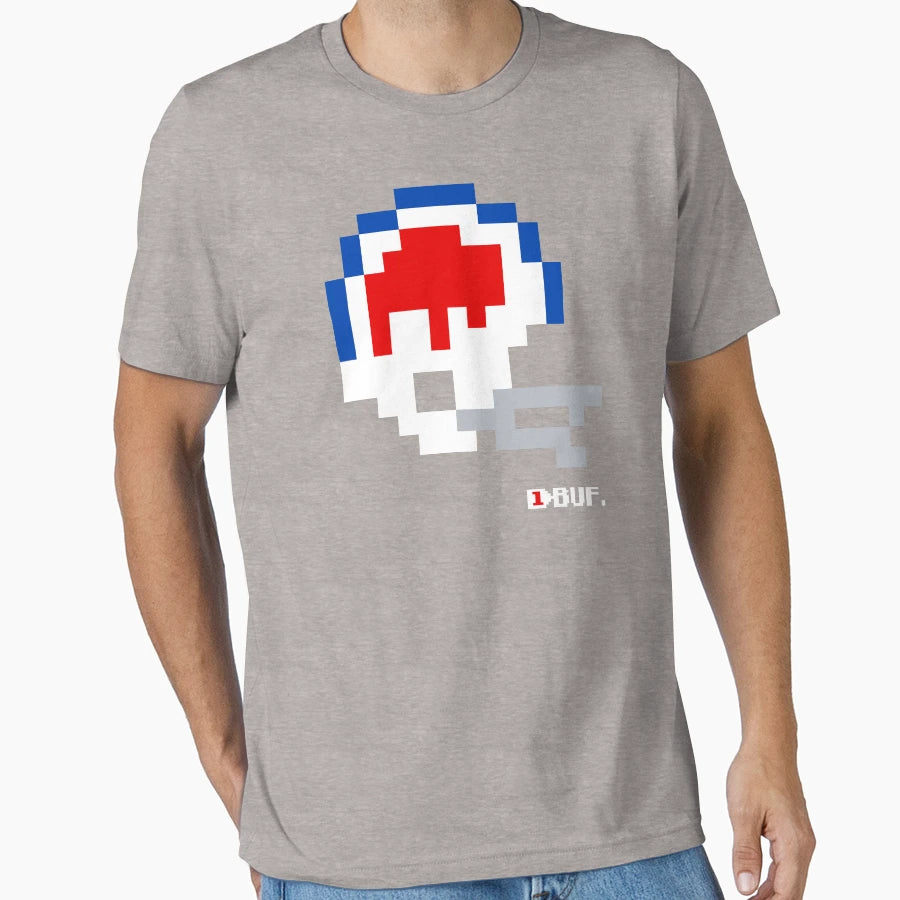 Buf Helmet Tecmo Bowl T-Shirt - Custom Art Print for Adults - T-Shirt, Sweatshirt, Hoodie