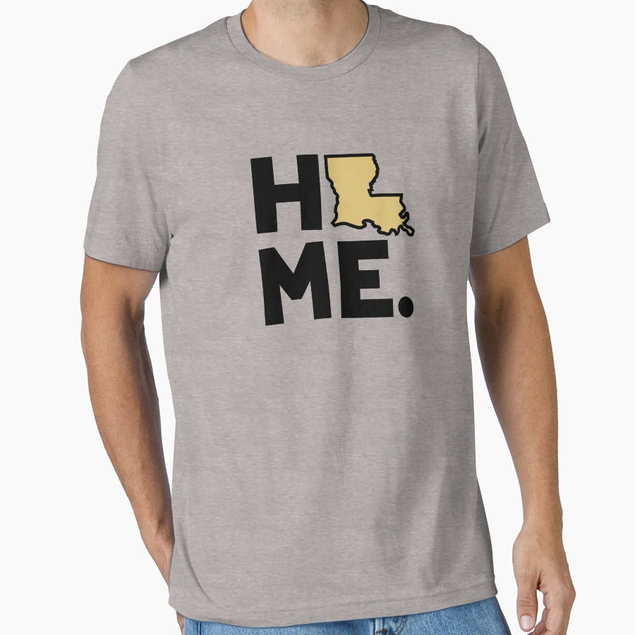 Louisiana Is Home 5 T-Shirt - Minimalist Print Unisex - T-Shirt, Sweatshirt, Hoodie