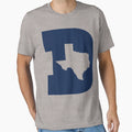 D Texas Blue Cut Out T-Shirt - Trendy Graphic for Adults - T-Shirt, Sweatshirt, Hoodie