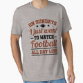 Sunday Football T-Shirt - Graphic Print Men Women - T-Shirt, Sweatshirt, Hoodie