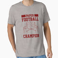 Paper Football Champion T-Shirt - Custom Art Print for Adults - T-Shirt, Sweatshirt, Hoodie