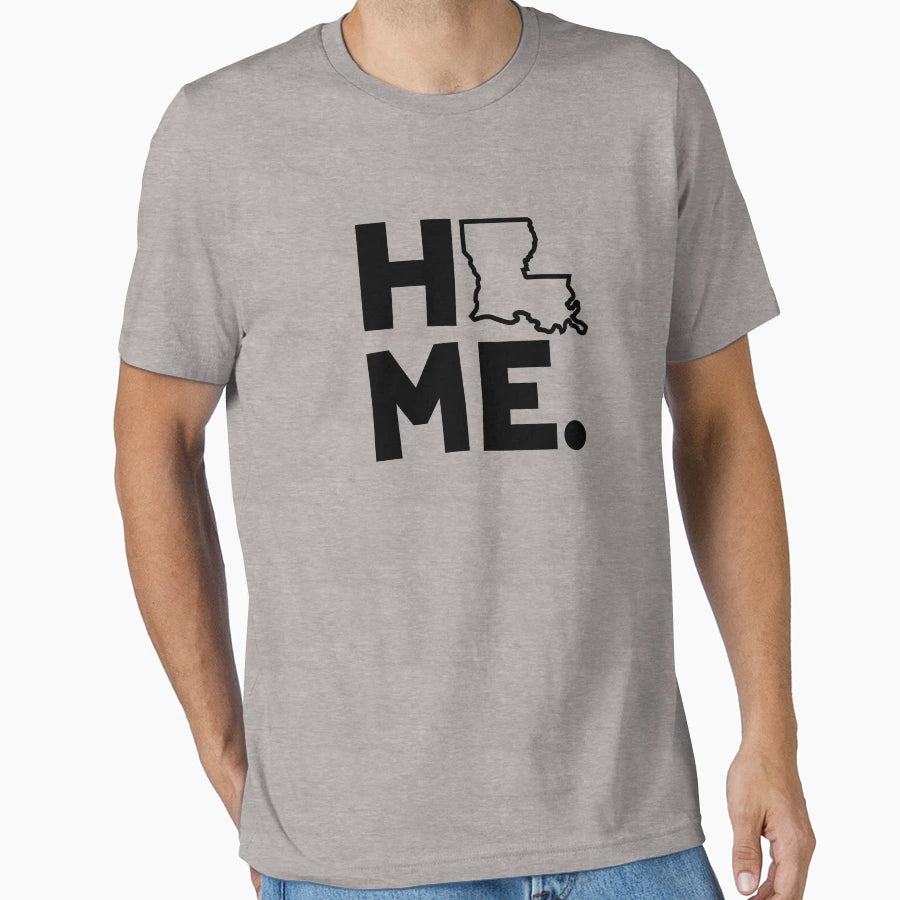 Louisiana Is Home 6 T-Shirt - Minimalist Print Men Women - T-Shirt, Sweatshirt, Hoodie