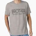 Brother Est 2023 New Bigger Brother T-Shirt - Aesthetic Graphic for Adults - T-Shirt, Sweatshirt, Hoodie