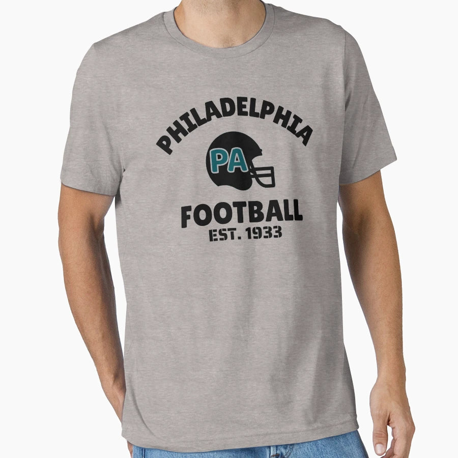 Philadelphia Pennsylvania Football T-Shirt - Fun Novelty Design Unisex - T-Shirt, Sweatshirt, Hoodie