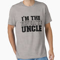 Im Favorite Uncle Best Uncle Ever Mens T-Shirt - Minimalist Print Unisex - T-Shirt, Sweatshirt, Hoodie