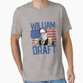 William Draft 4Th July Drinking T-Shirt - Minimalist Print Unisex - T-Shirt, Sweatshirt, Hoodie