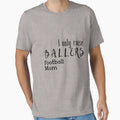 I Only Raise Ballers Football Mom Gift T-Shirt - Minimalist Print Men Women - T-Shirt, Sweatshirt, Hoodie