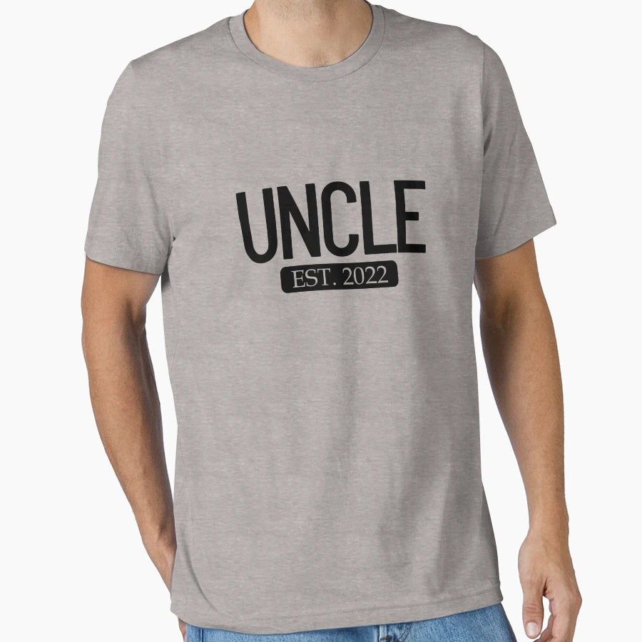 Uncle Est 2022 New Uncle This T-Shirt - Casual Everyday Wear for Adults - T-Shirt, Sweatshirt, Hoodie