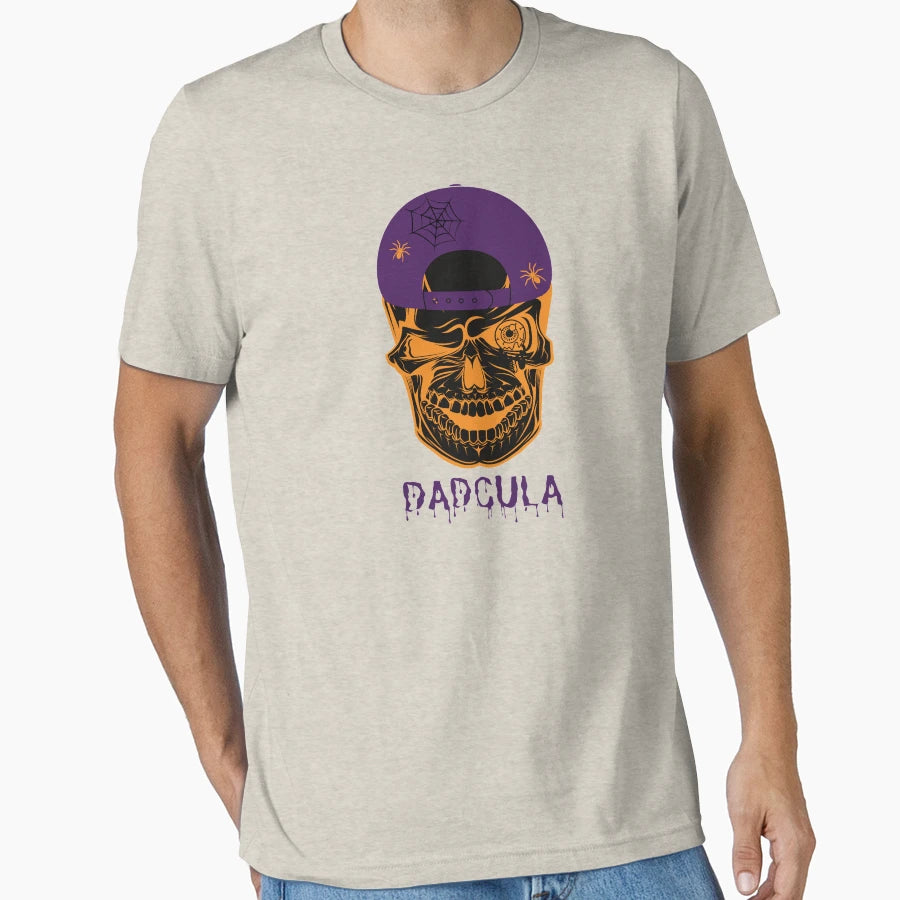 Dadcula Dad Funny Scary Creepy Halloween T-Shirt - Custom Art Print Unisex - T-Shirt, Sweatshirt, Hoodie