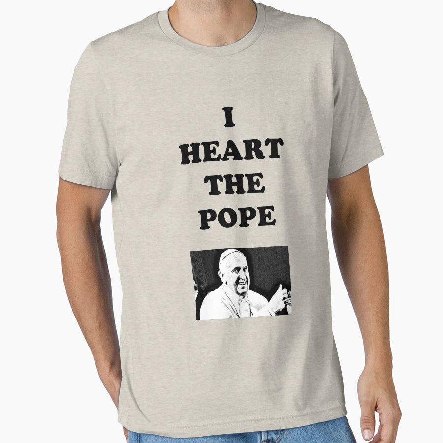 I Heart Pope T-Shirt - Trendy Graphic Men Women - T-Shirt, Sweatshirt, Hoodie