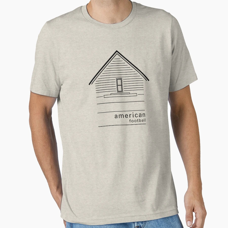 American Football House T-Shirt - Trendy Graphic for Adults - T-Shirt, Sweatshirt, Hoodie