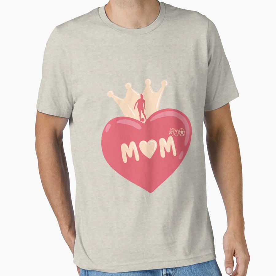 Happy Mom Soccer T-Shirt - Streetwear Style Men Women - T-Shirt, Sweatshirt, Hoodie