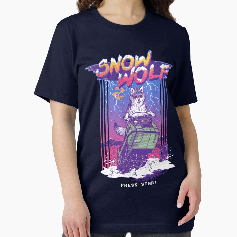 Snow Wolf by wytrab8 - Adult & Kids T-Shirts, Sweatshirts & Hoodies apparel design preview 2
