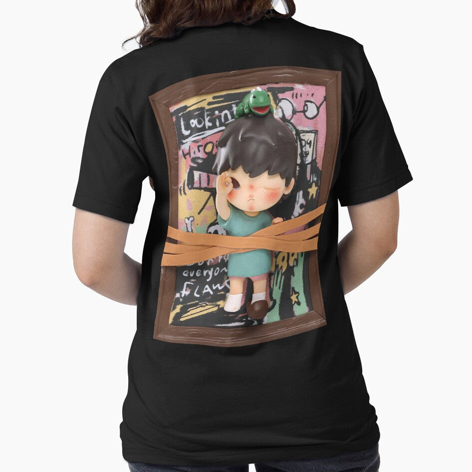 Hirono Seeing by joshua Tolliday - Adult & Kids T-Shirts, Sweatshirts & Hoodies apparel design preview 2