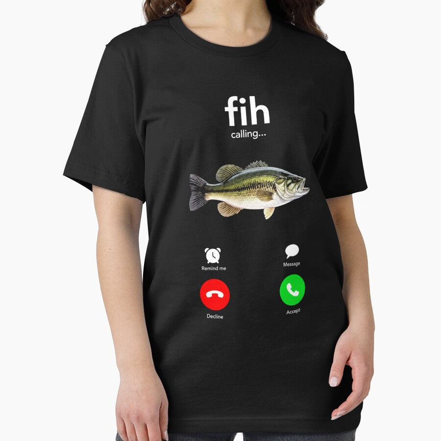 Fih Calling Misspelled Fish Meme Humor by Starry - Adult & Kids T-Shirts, Sweatshirts & Hoodies apparel design preview 2