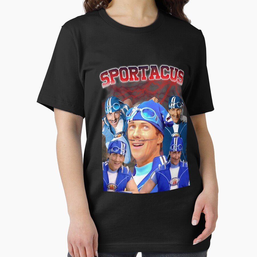 Sportacus Retro Style by deluluhaze - Adult & Kids T-Shirts, Sweatshirts & Hoodies apparel design preview 2