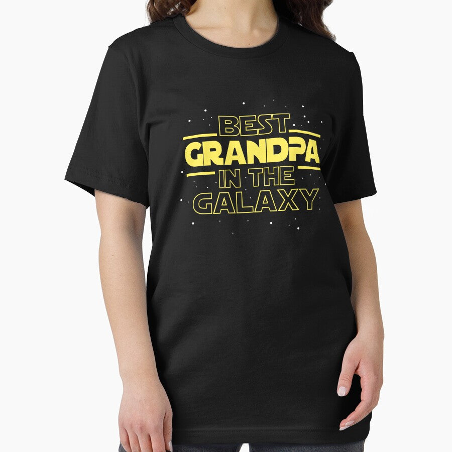 Best Grandpa In The Galaxy by Aiolin - Adult & Kids T-Shirts, Sweatshirts & Hoodies apparel design preview 2